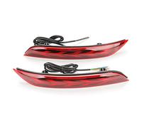 MASO Rear Bumper LED Reflector Light Assembly, DRL Turn Signal Bumper Reflector Brake Tail Lights, Compatible with V/*W POLO Hatchback 2014-2018