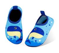 MASOCIO Kids Boys Beach Water Shoes Childrens Toddler Boy Sea Wet Shoes Swimming Pool Swim Aqua Socks Size 5.5 6 UK Child Blue