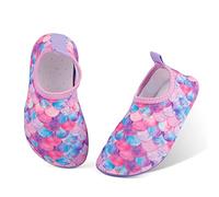MASOCIO Kids Girls Beach Water Shoes Childrens Toddler Girl Sea Wet Shoes Swimming Pool Swim Aqua Socks Size 10.5 11 UK Child Scales