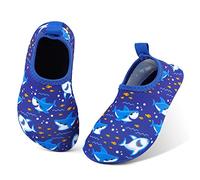 MASOCIO Kids Water Shoes Boys Childrens Toddler Boy Sea Wet Beach Shoes Swimming Pool Swim Surf Aqua Socks Size 5.5 6 UK Child Navy Blue