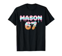 Mason 67 Ice Cream Baseball Drip for Boys Kids 6 7 Meme T-Shirt