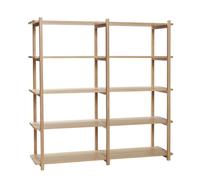 Mason Bookcase Double Large Natural