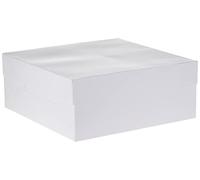 Mason Cash 12” White Cake Boxes | Square Cake Boxes for Transporting & Storing Cakes, Treats & Chocolates | Fits 12” Baking Drums & Boards | Ideal for Home & Professional Bakers