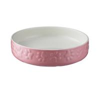 Mason Cash 13cm Pink Stoneware Cat Saucer Food Water Dish Bowl Pet Feeding Plate