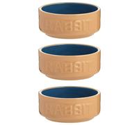 Mason Cash 2 Pack Cane & Blue Rabbit Bowls In Brown Brown One Size