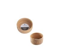 Mason Cash 2 Pack Cane Lettered Dog Bowl & Water Bowl In Brown Brown One Size