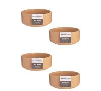 Mason Cash 2 Pack Cane Low Feed Pet Bowl In Brown Brown One Size