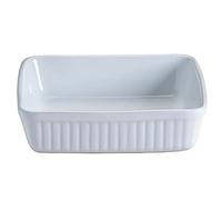 Mason Cash 2001.549 Collection Fine Stoneware Square Roasting Baking and Serving Dish, Ceramic, White, 24 x 24 x 6 cm