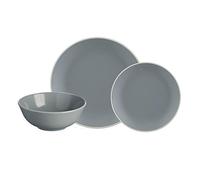 Mason Cash 2001.897 Collection Fine Stoneware Grey Dinner Set, Ceramic, 29 x 29 x 22 cm
