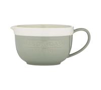 Mason Cash Bakers Options | Earthenware Sage Green & White | Classic Bakeware for Dough, Pastry & Cake Mixing | Dishwasher & Freezer Safe (Batter Bowl)