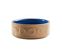 Mason Cash Blue Cane Lettered Dog Bowl
