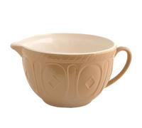 Mason Cash Cane Batter Bowl | Iconic 25cm Earthenware Bowl | 1.9 Litre Capacity | Chip-Resistant, Dishwasher & Freezer Safe | Pouring Lip & Handle | Classic British Design