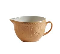 Mason Cash Cane Batter Bowl | Iconic 25cm Earthenware Bowl | 1.9 Litre Capacity | Dishwasher Safe | Pouring Lip & Handle | Classic British Design