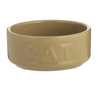 Mason Cash: Cane Cat Bowl - 5.2", 13.5oz - Tan Food & Water Feeding Dish, Durable Ceramic Stoneware, Microwave-Dishwasher Safe, Pet Feeding-Hydration
