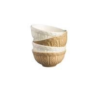 Mason Cash Cane Preparation Bowls Set | 10cm Stoneware Bowls | 175ml Capacity | Dishwasher Safe | Ideal for Prep, Pinch Pots, Dips & Desserts