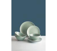 Mason Cash 'classic' Collection 12 Piece Dinner Set In Green Green One Size