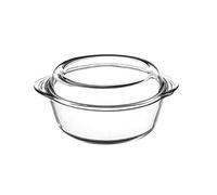 Mason Cash Classic Collection 2 Litre Glass Casserole Dish with Lid