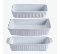 Mason Cash Classic Collection Rectangular Roasting Dish Set - 23Cm, 30Cm & 33Cm