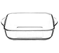 Mason Cash Collection Square Glass Roasting Baking Dish, 22 x 22 x 6 cm, Transparent, 2006.185