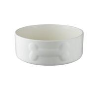 Mason Cash Colour Mix Cream Dog Bowl 20cm |1.5 Litre Capacity |Stoneware Pet Bowl for Food & Water | Dishwasher, Freezer & Microwave Safe