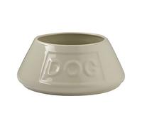 Mason Cash Cream Non Tip Lettered Dog Bowl 21 cm