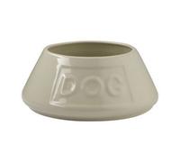 Mason Cash Cream Non Tip Lettered Dog Bowl 21 cm