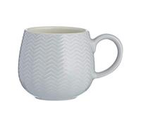 Mason Cash Embossed Chevron Grey Mug