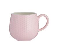 Mason Cash Embossed Honeycomb Pink Mug, 35 CL