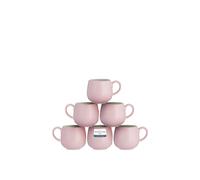 Mason Cash Embossed Honeycomb Set Of 6 Mugs Pink Pink One Size