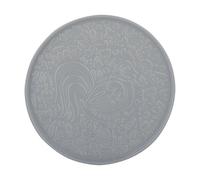Mason Cash Home to Roost 30 cm Round Platter Stoneware Folk-Inspired Hen and Cockerel Style Serving Plate, Microwave and Dishwasher Safe, Cake, Meats, Fish, Bread, and Party Platters