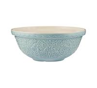 Mason Cash Home to Roost Mixing Bowl 26cm | 2.7L Earthenware Bowl with Embossed Hen & Cockerel Design - Ideal for Dough, Pastry, Cake & Cookie Mixing | Dishwasher & Freezer Safe