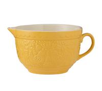 Mason Cash Home to Roost Batter Bowl | 2.3L Stoneware Mixing Bowl with Handle, Pouring Lip & Embossed Hen & Cockerel Design | Classic Bakeware for Batters, Eggs & Cake Mixes