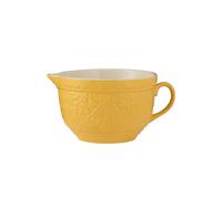 Mason Cash Home to Roost Batter Bowl | 2.3L Stoneware Mixing Bowl with Handle, Pouring Lip & Embossed Hen & Cockerel Design | Classic Bakeware for Batters, Eggs & Cake Mixes