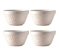 Mason Cash in The Forest Patterned Design Pudding Basin 16cm White (Pack of 4)