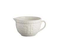 Mason Cash in the Forest Fox Measuring Jug 1 Litre | Stone Grey Stoneware Jug with Handle & Spout, Embossed Woodland Design