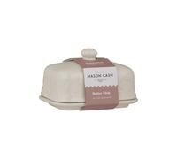 Mason Cash In the Meadow Butter Dish Embossed Floral Design, Durable Stoneware, Airtight Lid - Holds Up to 500g of Butter - Classi