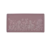 Mason Cash In the Meadow Rectangular Platter 30cm Stoneware Serving Plate, Embossed Floral Design - Ideal for Cakes, Meats, Bread, and Party Nibbles - Microwave & Dishwasher Safe