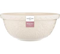 Mason Cash in The Meadow Size 12 Mixing Bowl 29cm | 4 Litre Floral Embossed Earthenware Bowl for Dough, Pastry & Cake Mixes | Dishwasher Safe
