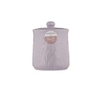 Mason Cash In the Meadow Small Storage Jar 800ml Embossed Floral Design, Durable Stoneware, Airtight Lid - Ideal for Tea, Coffee, Sugar, Rice - Classic Kitchen Storage