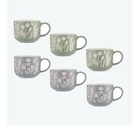Mason Cash In The Meadow Stoneware 400Ml Mug Set Of 6
