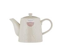 Mason Cash in The Meadow Teapot 800ml Embossed Floral Design, Durable Stoneware - Heat-Retaining Ceramic Teapot for Hot Drinks - Classic Kitchenware
