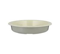 Mason Cash Innovative Kitchen 29cm Pie Dish | Grey & Cream Stoneware with Pastry Anchor Rim & Rippled Base | Even Heat Distribution, Easy Pastry Release, Oven, Microwave, Freezer & Dishwasher Safe