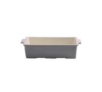 Mason Cash Innovative Kitchen 31.5cm Lasagne Dish | Grey & Cream Stoneware with Air Vent Base & Right-Angle Corners | Perfect Fit for Lasagne Sheets, Quiches, Flans & Pies