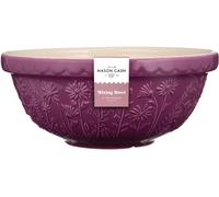 Mason Cash in The Meadow Size 18 Mixing Bowl 26cm | 2.7 Litre Floral Embossed Earthenware Bowl for Dough, Pastry & Cake Mixes | Dishwasher Safe