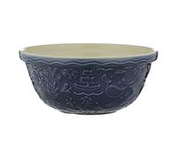 Mason Cash Nautical Mixing Bowl | 4 Litre Capacity | Earthenware Bowl with Sea Life Embossments in Navy Blue | Lightweight, Durable & Dishwasher Safe | Ideal for Baking, Bread, Pastry, Cakes & Cookies