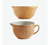 Mason Cash Original S30 Mixing Bowl & Batter Bowl Set - Cane