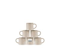 Mason Cash Originals Reactive Set Of 6 Mugs In Cream Cream One Size