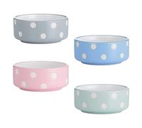 Mason Cash Polka Dot 8cm Small Pet Bowl, 1 Selected from choice of 4