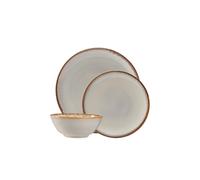 Mason Cash Reactive 12-Piece Dinner Set - Cream