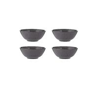 Mason Cash Reactive Glaze Set of 4 Cereal Bowls Black